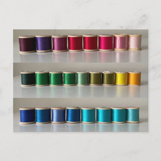 katoenhaspels briefkaart (Voorkant)