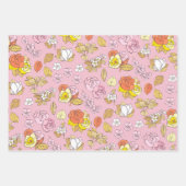 katoenhoudend esthetisch Roze flespatroon Inpakpapier Vel (Voorkant)