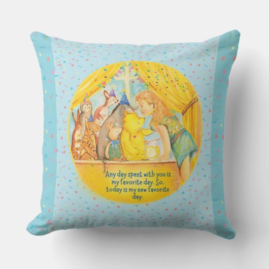 katoenkussen kussen (Voorkant)