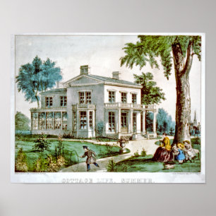 Katoenleven, zomer poster