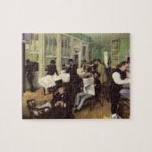 Katoenmarkt in New Orleans door Edgar Degas Legpuzzel (Horizontaal)