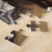 Katoenmarkt in New Orleans door Edgar Degas Legpuzzel (Zijkant)