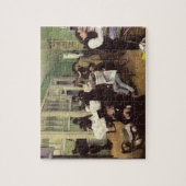 Katoenmarkt in New Orleans door Edgar Degas Legpuzzel (Verticaal)