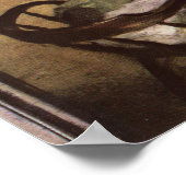 Katoenmarkt in New Orleans door Edgar Degas Poster (Hoek)