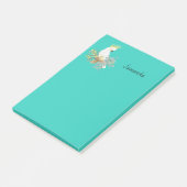 Katoenparkiet Persoonlijk Post-it® Notes (Schuin)