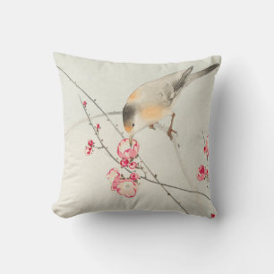 KATOENPILLOW PERSONALISEERD INITIAAL JAPANESE BIRD KUSSEN