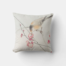 KATOENPILLOW PERSONALISEERD INITIAAL JAPANESE BIRD KUSSEN