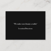 Katoenreaal onroerend goed visitekaartje (Achterkant)