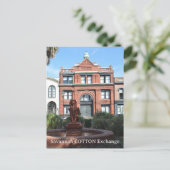 Katoenruil Savannah Georgia Fotografisch Briefkaart (Staand voorkant)