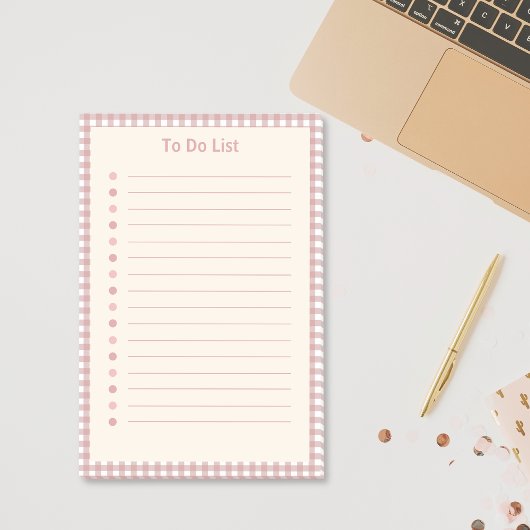Katoenruitpatroon Takenlijst Post-it® Notes