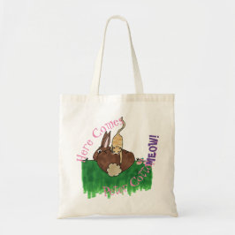 katoenstaart tote bag