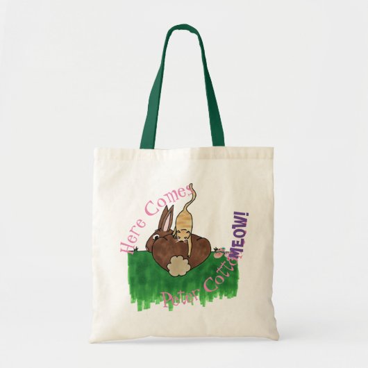 katoenstaart tote bag (Voorkant)