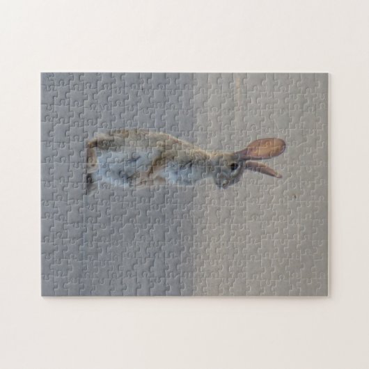 katoenstaartkonijn legpuzzel (Horizontaal)