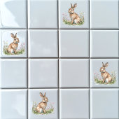 katoenstaartkonijn tegeltje