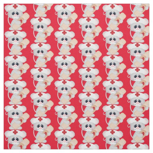 Katoenstof urse Mouse Pima Stof (Swatch)