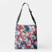Katoensuiker Bubble Gum Crossbody Tas (Achterkant)