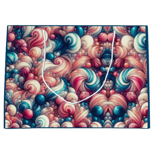 Katoensuiker Bubble Gum Groot Cadeauzakje (Voorkant)
