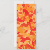 Katoentkerkoraal Oranje Rood Valle Ruwen Weddensch Kaart (Achterkant)