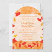 Katoentkerkoraal Oranje Rood Valle Ruwen Weddensch Kaart (Voorkant)