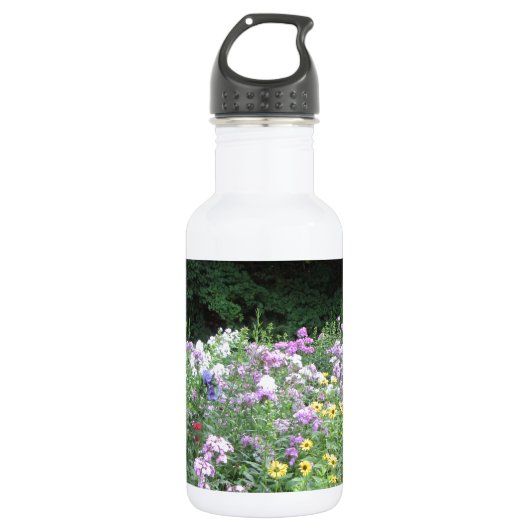 Katoentuin - Bloemen en Bossen Waterfles (Voorkant)