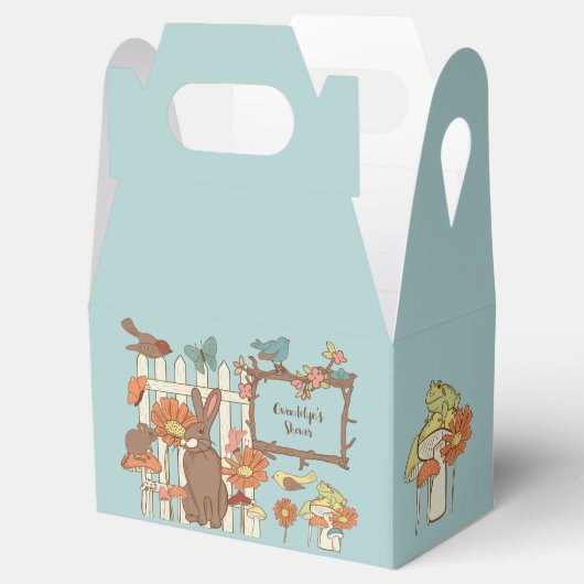  katoenvogels en dieren op maat bedankdoosjes (Geopend)