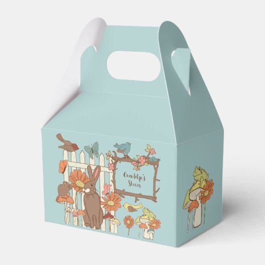  katoenvogels en dieren op maat bedankdoosjes (Voorkant Zijde)