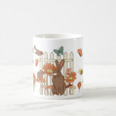  katoenvogels en dieren op maat koffiemok (Center)