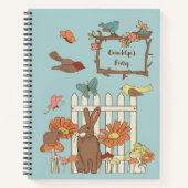 katoenvogels en dieren op maat notitieboek (Voorkant)