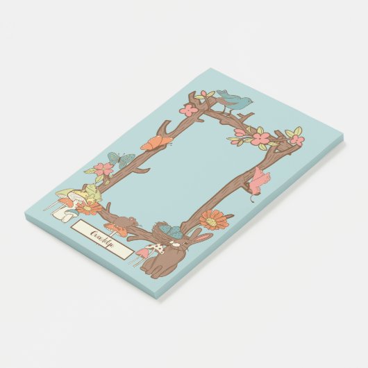  katoenvogels en dieren op maat post-it® notes (Schuin)