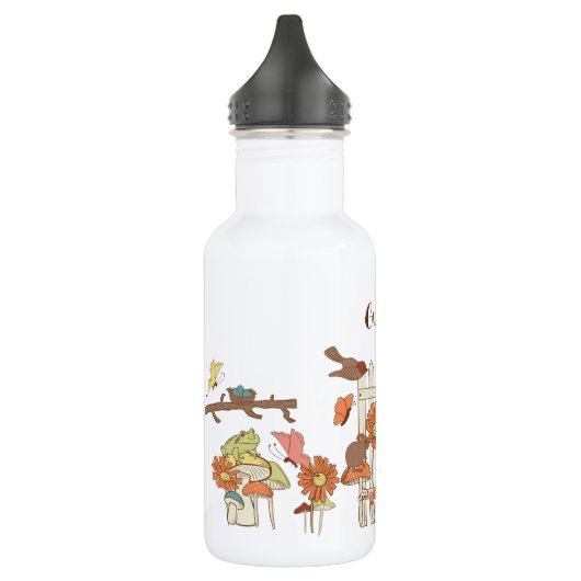  katoenvogels en dieren op maat waterfles  (Links)