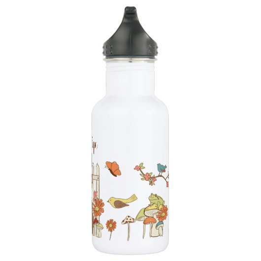  katoenvogels en dieren op maat waterfles  (Rechts)