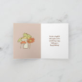  katoenvogels en dieren van de geboorte kaart (Binnen)