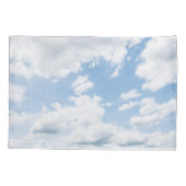 Katoenwolken Kussensloop (Achterkant)