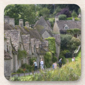 Katoesteenkool in het dorp bier onderzetter (Voorkant)