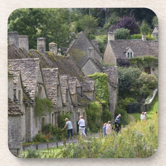 Katoesteenkool in het dorp bier onderzetter (Voorkant)