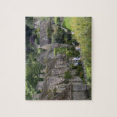 Katoesteenkool in het dorp legpuzzel (Verticaal)