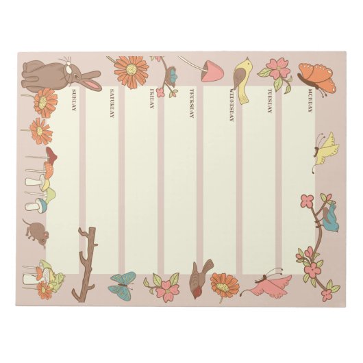 Katoestkern-weekblad Notitieblok (Voorkant)