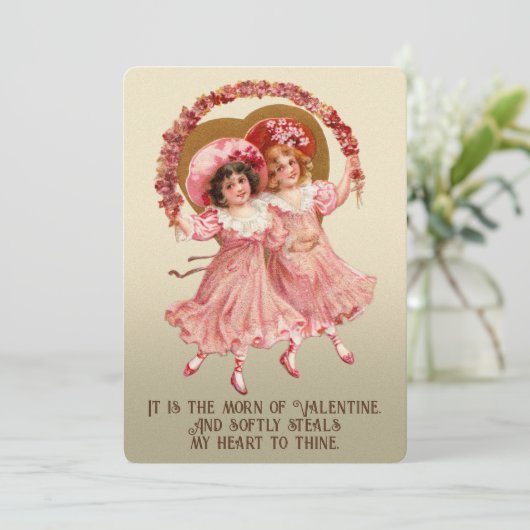 Katoetkern Lesbische Valentijn Kaart (Staand voorkant)