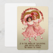 Katoetkern  Lesbische Valentijn Kaart (Voorkant / Achterkant)