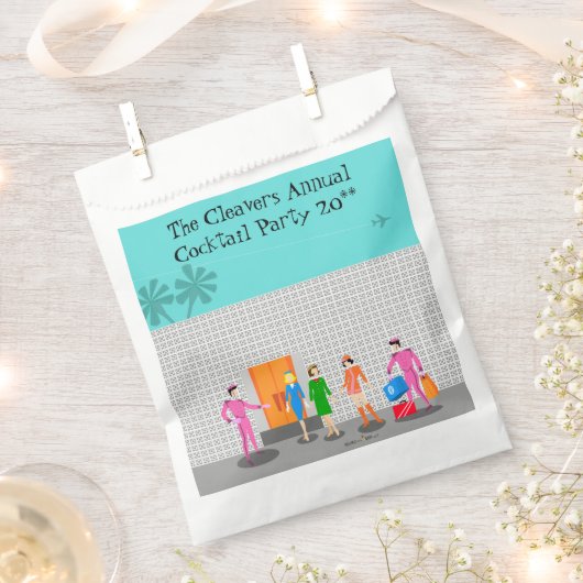 Katoomhandpalmen Stewardess Party Favor Bags Bedankzakje (Geknipt)