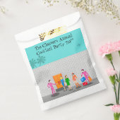 Katoomhandpalmen Stewardess Party Favor Bags Bedankzakje (Gezegeld)