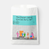 Katoomhandpalmen Stewardess Party Favor Bags Bedankzakje (Voorkant)