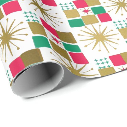 Katoomkerstpapier Cadeaupapier (Rol Hoek)