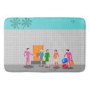 Katoompalmen Stewardess Party Bath Mat