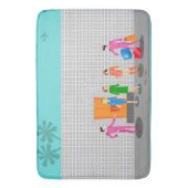 Katoompalmen Stewardess Party Bath Mat (Voorkant Verticaal)