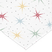 Katoomstoot en Stippen Mid-eeuwse Patroon Korte Tafelloper (Hoek)