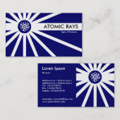 Katoomstraling - Donkerblauw Visitekaartje (Voorkant / Achterkant)