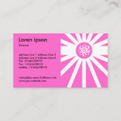 Katoomstraling - Roze Visitekaartje (Achterkant)