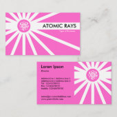 Katoomstraling - Roze Visitekaartje (Voorkant / Achterkant)
