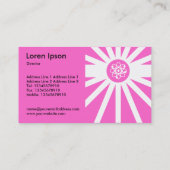 Katoomstraling - Roze Visitekaartje (Achterkant)